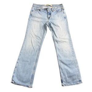 Gap Low Rise Cropped Jeans Women's Size 6 Blue Y2K Stretch Denim Indie Retro
